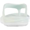 image:imagetotes Womens Everywear Lightweight Waterproof TwoTone Ara Flip Flop SandalsSea Glass With White Sole
