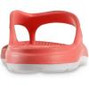 image:imagetotes Womens Everywear Lightweight Waterproof TwoTone Ara Flip Flop SandalsSugar Coral With White Sole