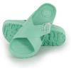 image:imagetotes womens Everywear Lightweight Waterproof Adjustable Cross Buckle Slide SandalMint