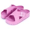 image:imagetotes womens Everywear Lightweight Waterproof Adjustable Cross Buckle Slide SandalSachet
