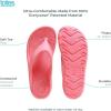 image:imagetotes womens Everywear Lightweight Waterproof Ara Flip Flop SandalsSugar Coral