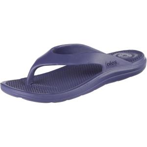 image:imagetotes womens Everywear Lightweight Waterproof Ara Flip Flop SandalsNavy Blue