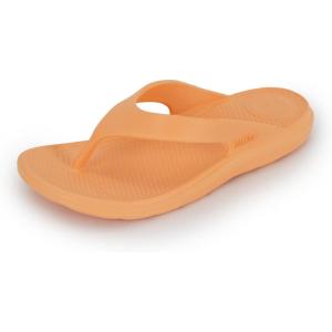 image:imagetotes womens Everywear Lightweight Waterproof Ara Flip Flop SandalsPeach