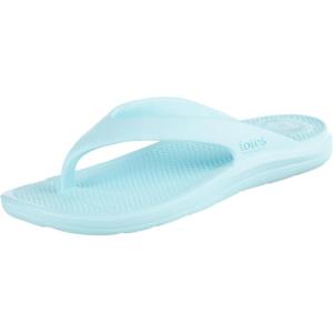 image:imagetotes womens Everywear Lightweight Waterproof Ara Flip Flop SandalsRobins Egg