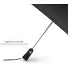 image:imageTotes Auto OpenClose Windproof Compact Large Golf Umbrella with UV and Water Repellant ProtectionBlack