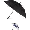 image:imageTotes Auto Open Large Vented Windproof Golf Umbrella with UV and Water Repellent ProtectionBlack