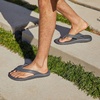 image:imageTotes Mens Everywear Flip Flop Sandals Lightweight Waterproof Sandals with Cushioned Comfort for Beach Pool amp Everyday WearBlack