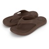 image:imageTotes Mens Everywear Flip Flop Sandals Lightweight Waterproof Sandals with Cushioned Comfort for Beach Pool amp Everyday WearWalnut