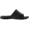 image:imageTotes Mens Everywear Slide Sandals Lightweight Waterproof Comfort Slides with Cushioned Footbed for Pool Beach amp Everyday WearBlack  Perforated