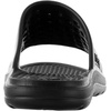 image:imageTotes Mens Everywear Slide Sandals Lightweight Waterproof Comfort Slides with Cushioned Footbed for Pool Beach amp Everyday WearBlack  Perforated