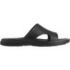 image:imageTotes Mens Everywear Slide Sandals Lightweight Waterproof Comfort Slides with Cushioned Footbed for Pool Beach amp Everyday WearBlack  Vented