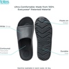 image:imageTotes Mens Everywear Slide Sandals Lightweight Waterproof Comfort Slides with Cushioned Footbed for Pool Beach amp Everyday WearMineral  Classic