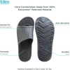 image:imageTotes Mens Everywear Slide Sandals Lightweight Waterproof Comfort Slides with Cushioned Footbed for Pool Beach amp Everyday WearMineral  Perforated
