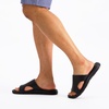 image:imageTotes Mens Everywear Slide Sandals Lightweight Waterproof Comfort Slides with Cushioned Footbed for Pool Beach amp Everyday WearMineral  Vented