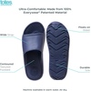 image:imageTotes Mens Everywear Slide Sandals Lightweight Waterproof Comfort Slides with Cushioned Footbed for Pool Beach amp Everyday WearNavy Blue  Classic