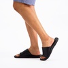 image:imageTotes Mens Everywear Slide Sandals Lightweight Waterproof Comfort Slides with Cushioned Footbed for Pool Beach amp Everyday WearNavy Blue  Perforated