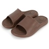 image:imageTotes Mens Everywear Slide Sandals Lightweight Waterproof Comfort Slides with Cushioned Footbed for Pool Beach amp Everyday WearWalnut