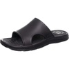 image:imageTotes Mens Everywear Slide Sandals Lightweight Waterproof Comfort Slides with Cushioned Footbed for Pool Beach amp Everyday WearBlack  Vented