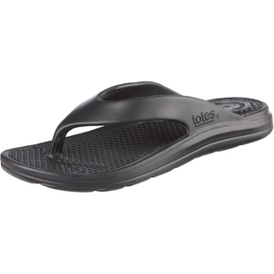 image:imageTotes Mens Everywear Flip Flop Sandals Lightweight Waterproof Sandals with Cushioned Comfort for Beach Pool amp Everyday WearBlack