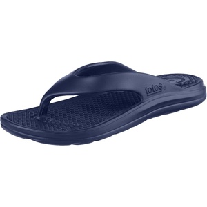 image:imageTotes Mens Everywear Flip Flop Sandals Lightweight Waterproof Sandals with Cushioned Comfort for Beach Pool amp Everyday WearNavy Blue