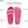 image:imageTotes Kids Everywear Double Buckle Slide Sandals Lightweight Waterproof Slides with Textured FootbedAzalea