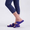 image:imageTotes Kids Everywear Double Buckle Slide Sandals Lightweight Waterproof Slides with Textured FootbedSoda Blue