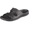 image:imageTotes Kids Everywear Double Buckle Slide Sandals Lightweight Waterproof Slides with Textured FootbedBlack