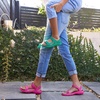 image:imagetotes Kids Everywear Lightweight Waterproof Contoured Riley Sport SandalsVivid Chartreuse