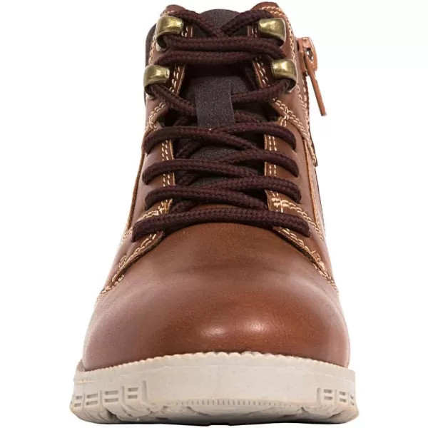 Deer Stags Boy's Sneaker Fashion Boot, Brown, 3.5 Big Kid