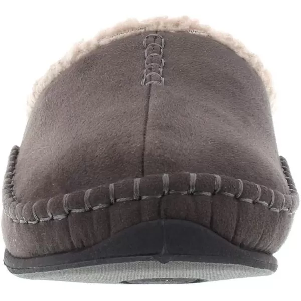 Deer Stags Men's Slipper, Charcoal, 7