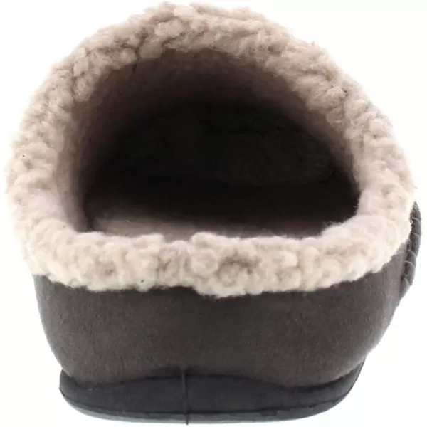 Deer Stags Men's Slipper, Charcoal, 7
