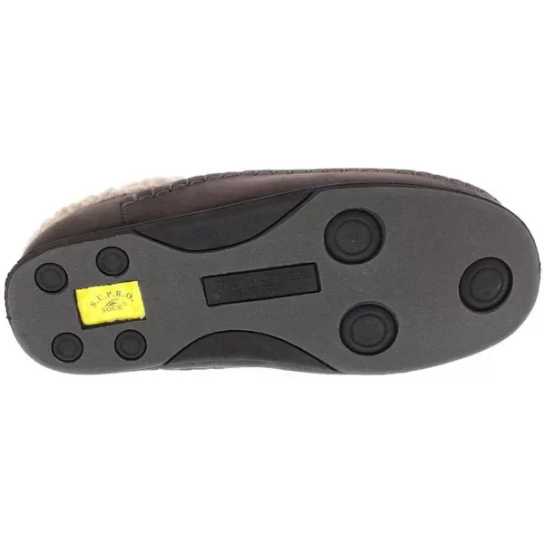 Deer Stags Men's Slipper, Charcoal, 7