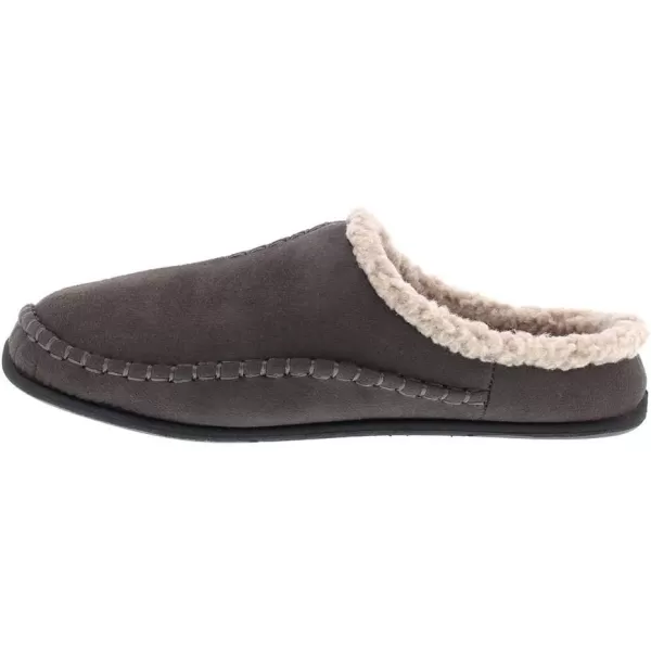 Deer Stags Men's Slipper, Charcoal, 7