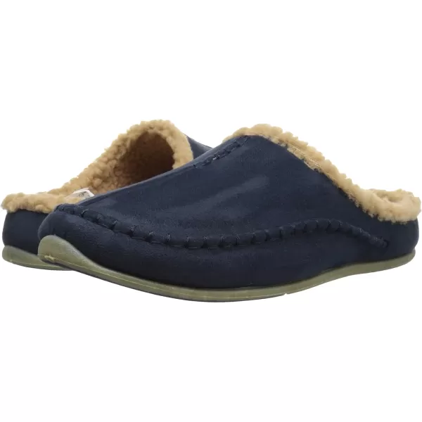 Deer Stags Unisex Nordic Microsuede Slipper / Navy / Men's 7 US / Medium