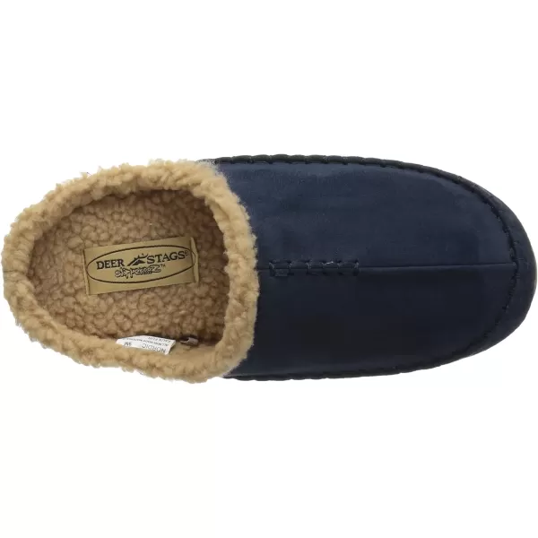 Deer Stags Unisex Nordic Microsuede Slipper / Navy / Men's 7 US / Medium
