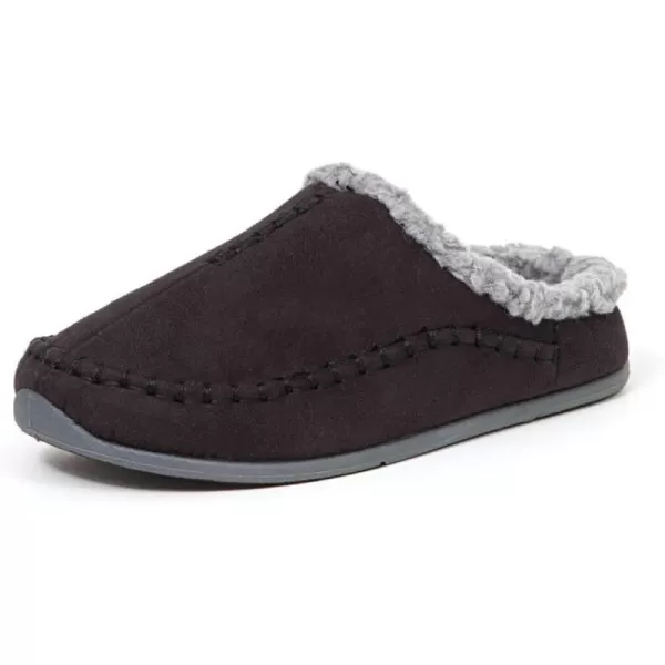 Deer Stags Unisex Nordic Microsuede Slipper / Black / Men's 13 US / Wide