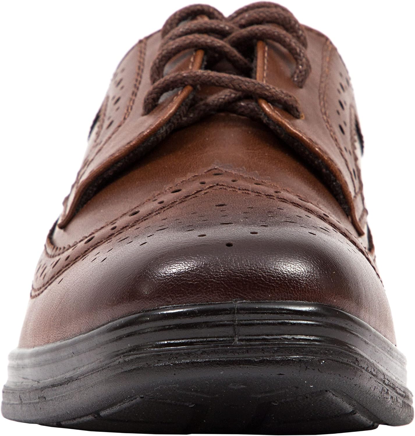 Deer Stags Boy's Ace Formal Dress Shoes Wingtip Brogue Oxford for Church, School Uniform, Graduation/Luggage
