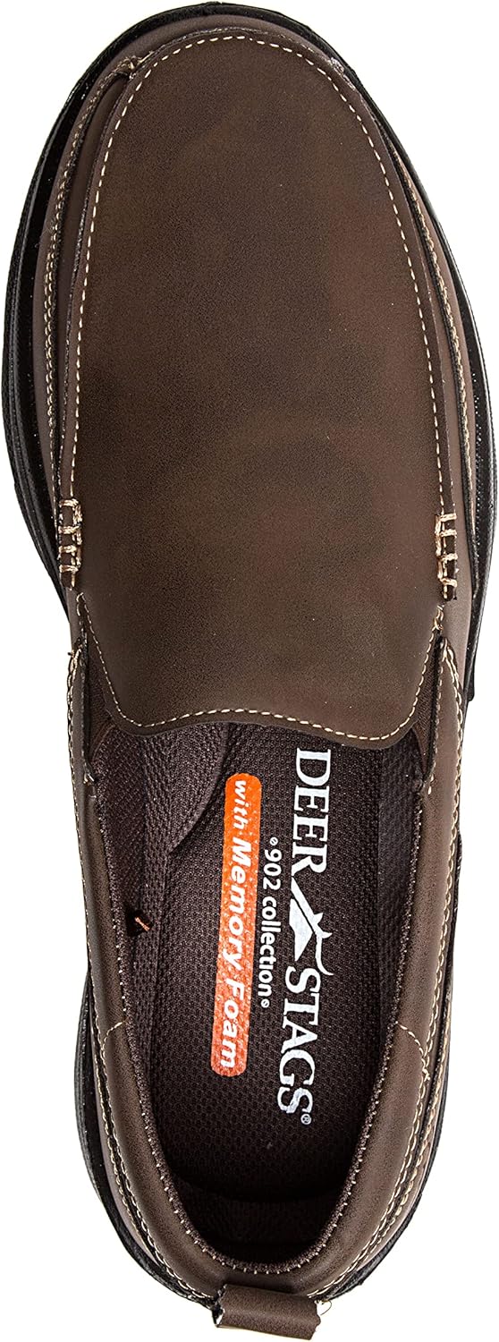 Deer Stags Men's Everest2 Updated Memory Foam Dress Comfort Casual Slip-on Loafer