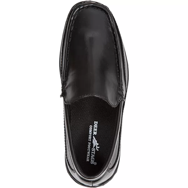 Deer Stags Boy's Booster Driving Moc Slip-On Loafer Flats Dress Shoes