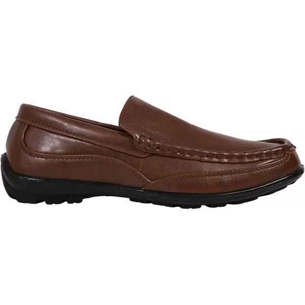Deer Stags Boy's Booster Driving Moc Slip-On Loafer Flats Dress Shoes