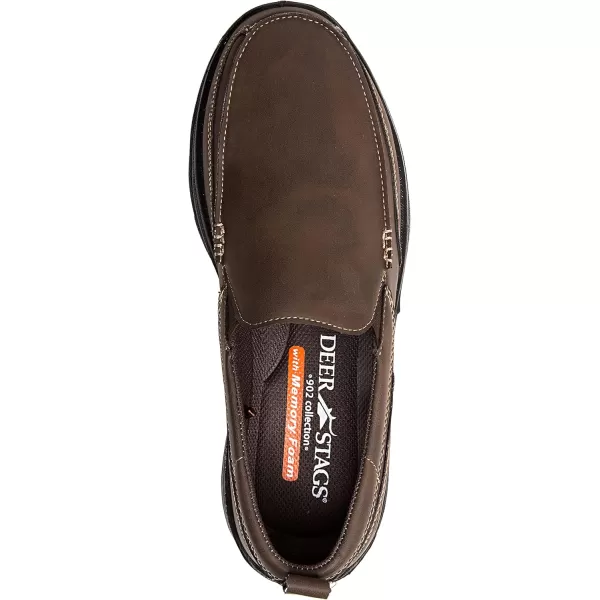 Deer Stags Men's Everest2 Updated Memory Foam Dress Comfort Casual Slip-on Loafer