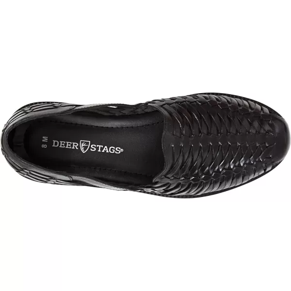 Deer Stags Men's Sandal, Black-Antonio, 9