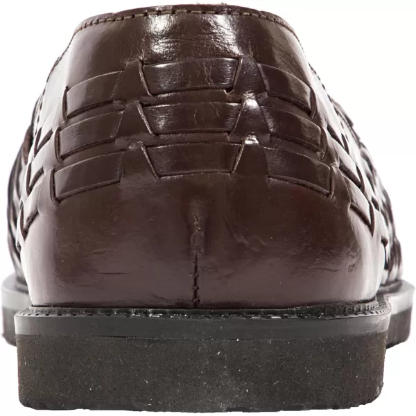 Deer Stags Men's Sandal, Dark Brown-Antonio, 8.5