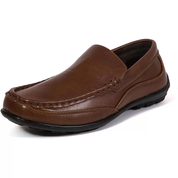 Deer Stags Boy's Booster Driving Moc Slip-On Loafer Flats Dress Shoes