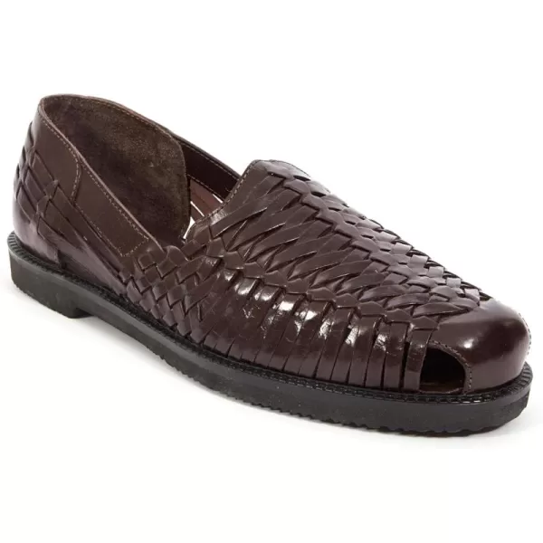 Deer Stags Men's Sandal, Dark Brown-Antonio, 8.5