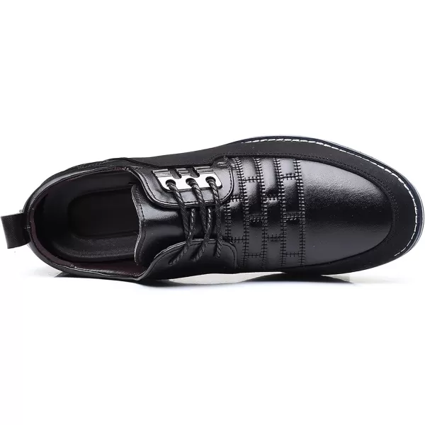 COSIDRAM Men Casual Shoes Fashion Business Luxury Dress Shoes Office Loafers Flats Sneakers for MaleABlack
