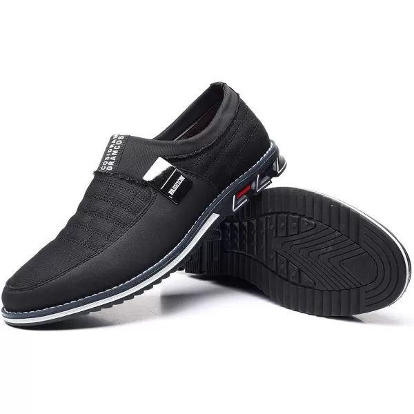 COSIDRAM Men Casual Shoes Fashion Business Luxury Dress Shoes Office Loafers Flats Sneakers for MaleBBlack