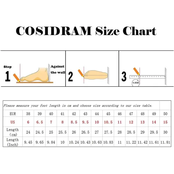 COSIDRAM Men Shoes Winter Snow Boots Cottonpadded Slip on Casual Warm Walking Sneakers House ShoesABlack