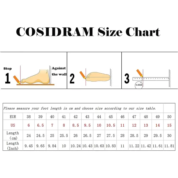 COSIDRAM Men Shoes Winter Snow Boots Cottonpadded Slip on Casual Warm Walking Sneakers House ShoesBGrey