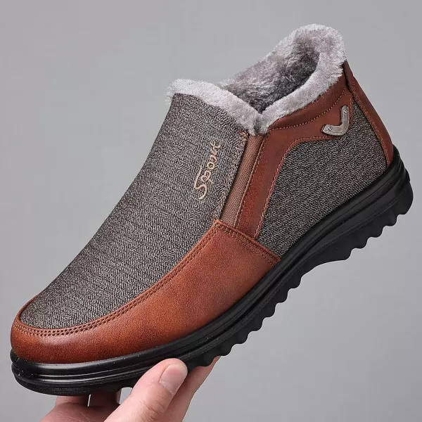 COSIDRAM Mens Casual Loafer Shoes Soft Walking Shoes Breathable Lightweight Moccasins for Adult MaleBBrown